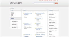 Desktop Screenshot of glk-glue.com