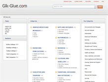 Tablet Screenshot of glk-glue.com